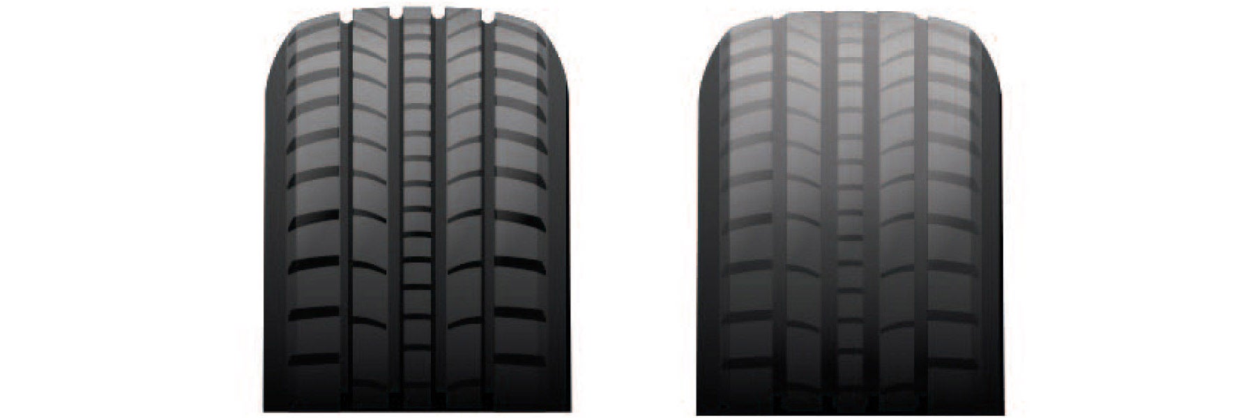 Tire tread depth comparison at Fort Collins Kia in Fort Collins CO