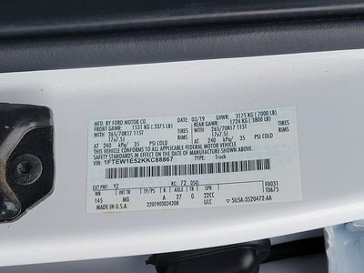 2019 Ford F-150 XLT