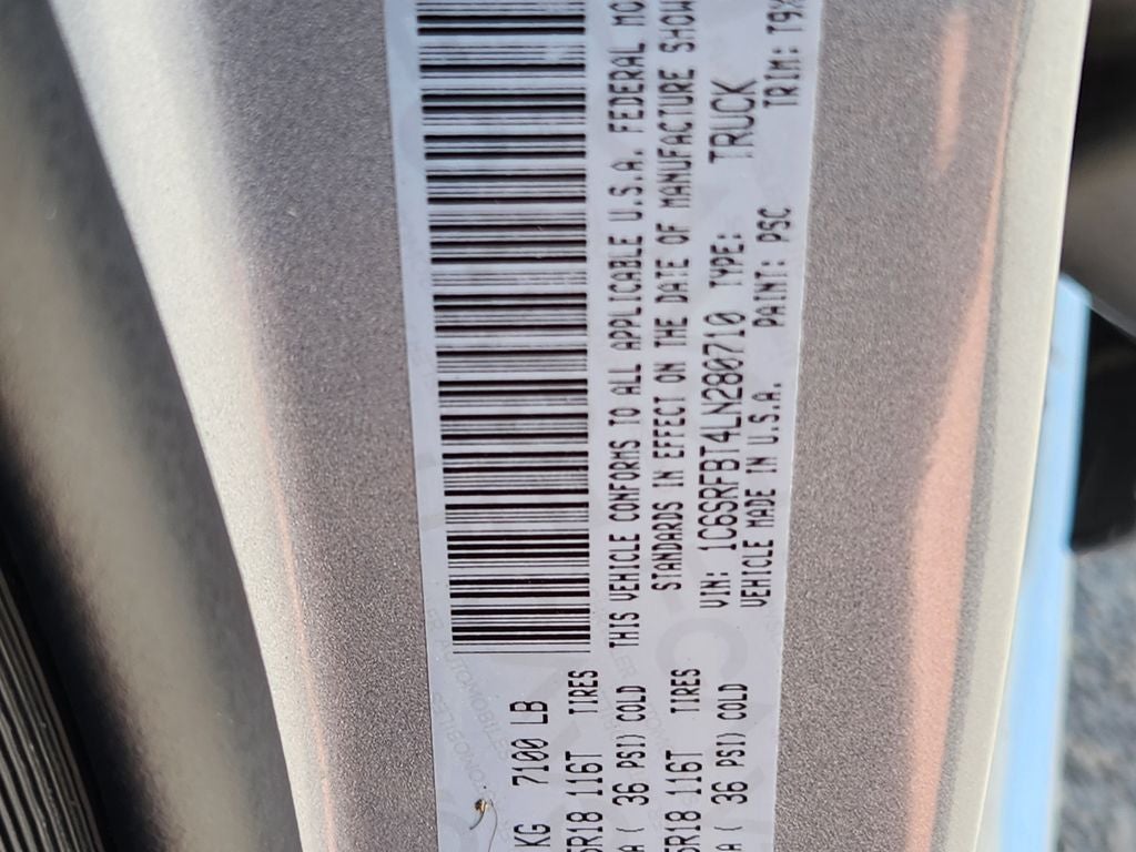 2020 RAM 1500 Big Horn/Lone Star