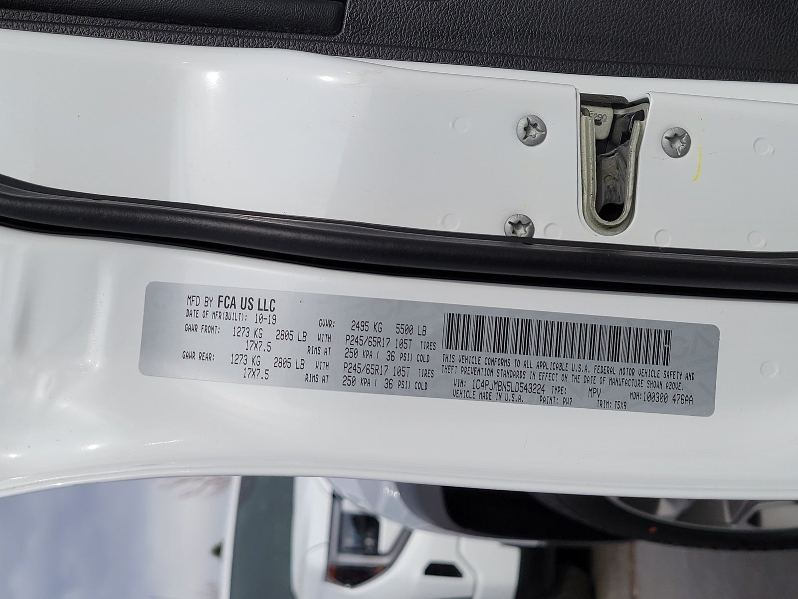 2020 Jeep Cherokee Trailhawk