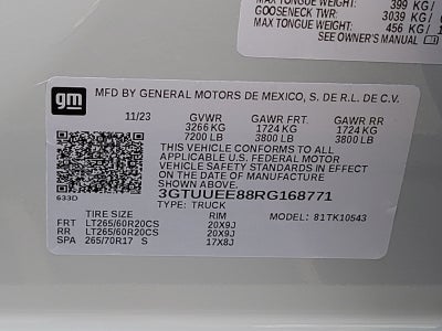 2024 GMC Sierra 1500 AT4