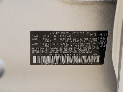 2025 Subaru Outback Touring XT