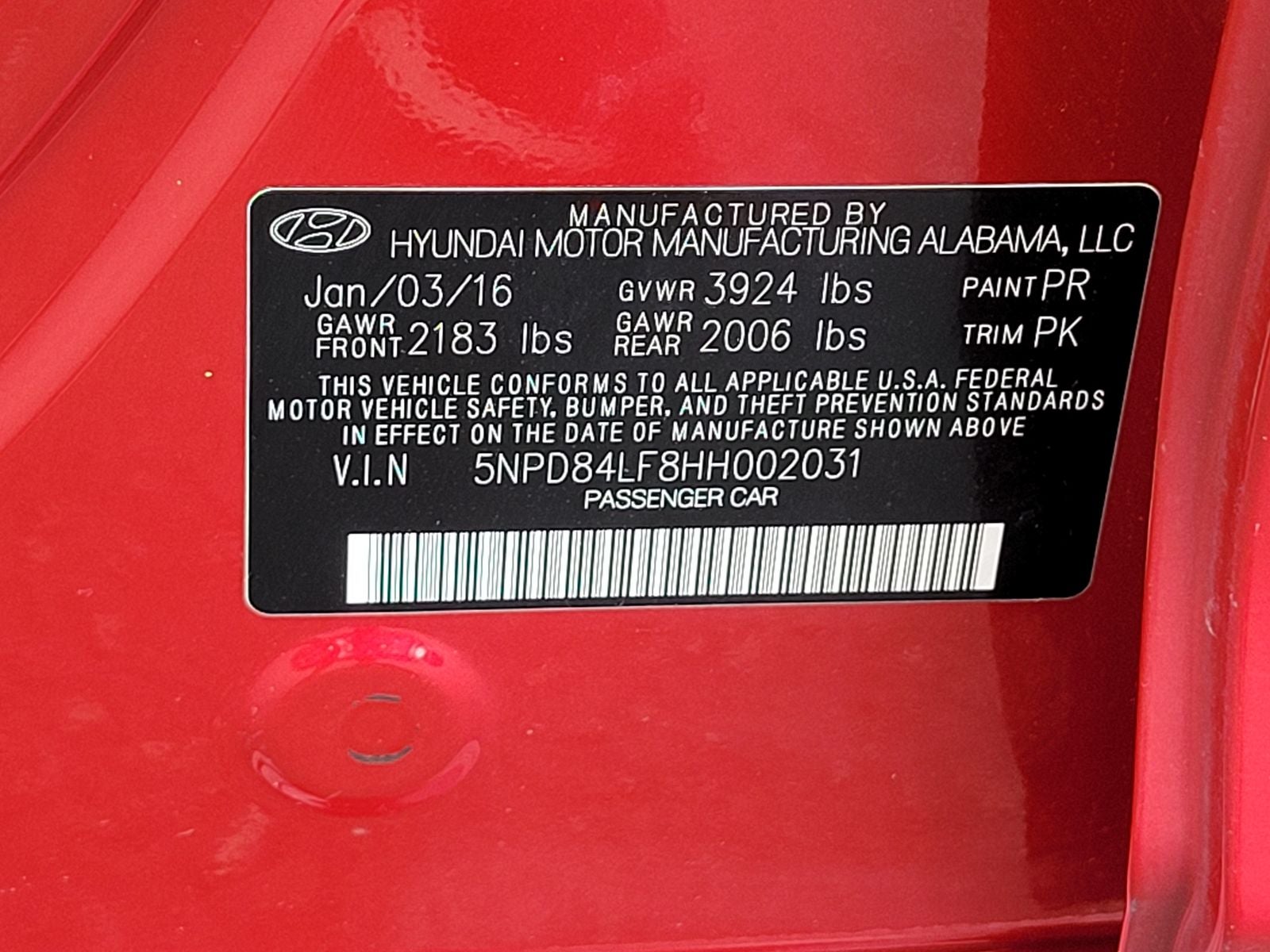 2017 Hyundai Elantra SE