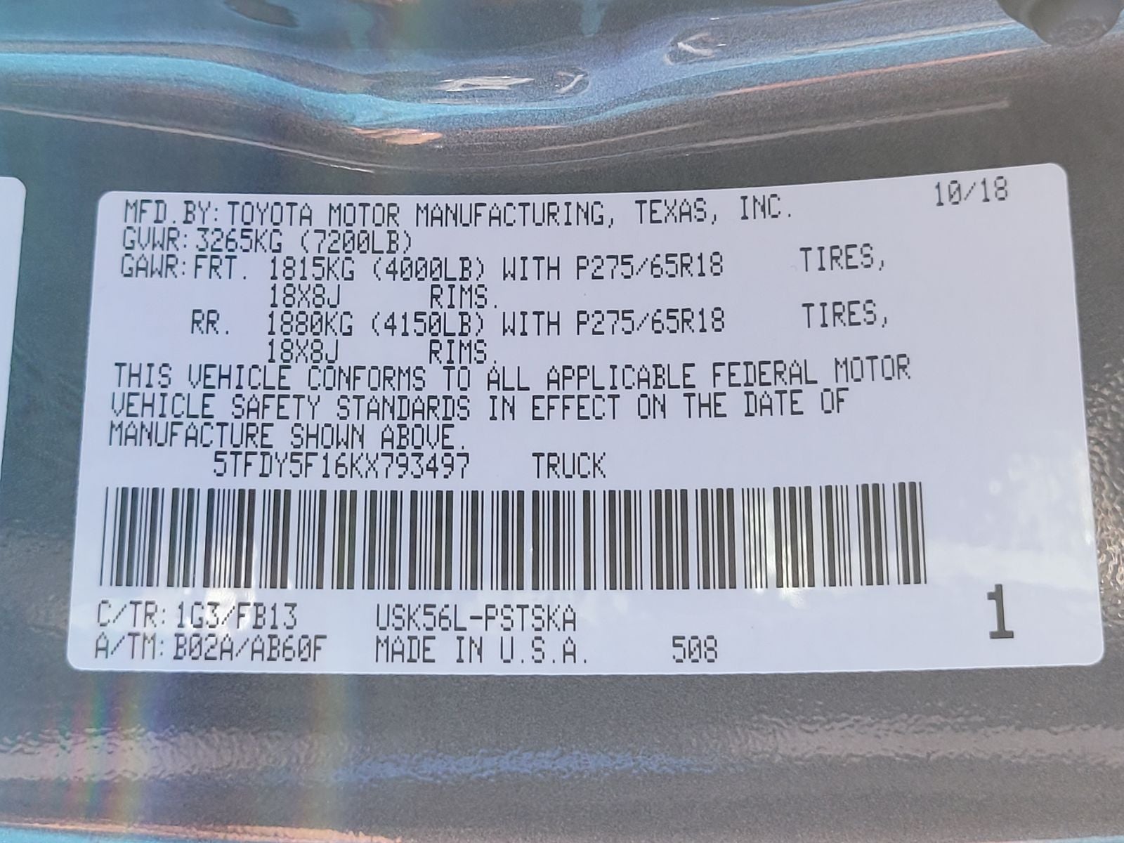 2019 Toyota Tundra SR5 CrewMax