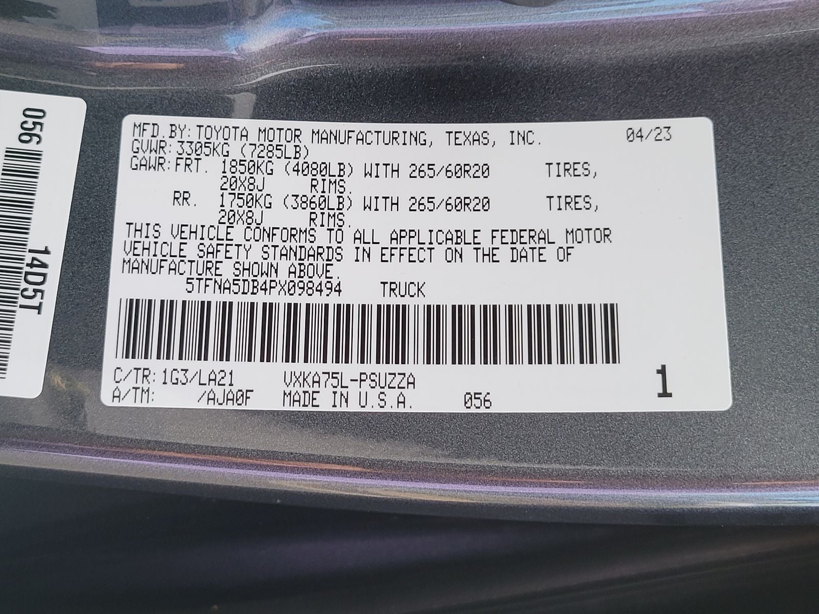 2023 Toyota Tundra Platinum