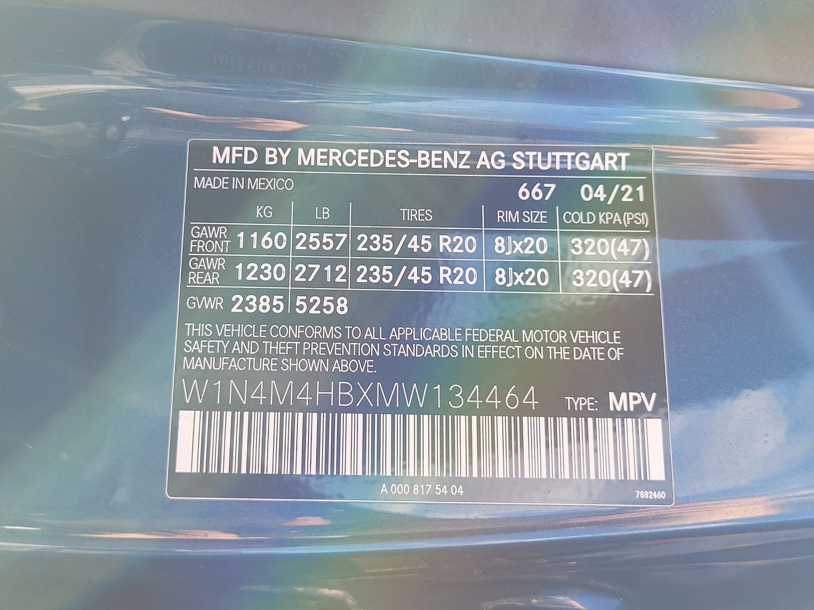 2021 Mercedes-Benz GLB GLB 250 4MATIC®