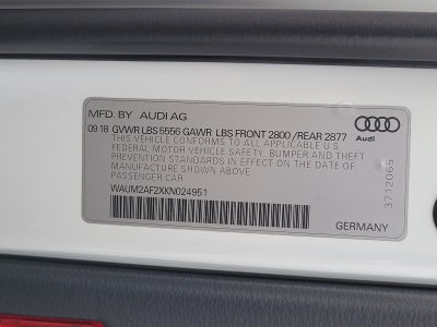 2019 Audi A6 3.0T Prestige quattro