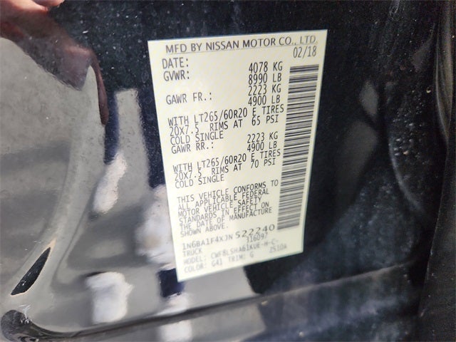 2018 Nissan Titan XD SV