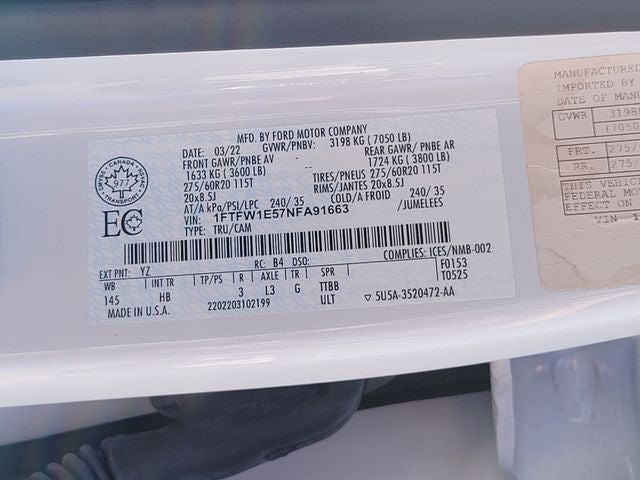 2022 Ford F-150 Lariat