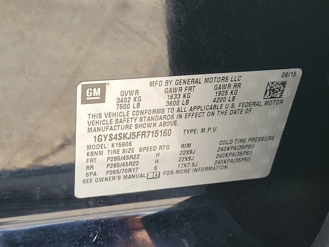 2015 Cadillac Escalade ESV Luxury