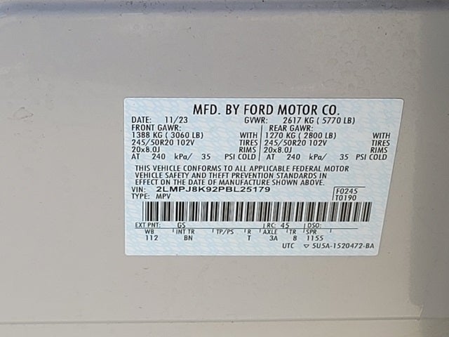 2023 Lincoln Nautilus Reserve