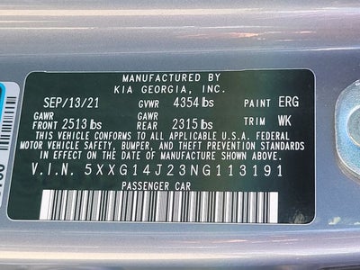 2022 Kia K5 LXS