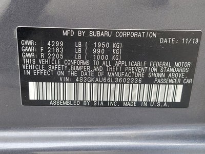 2020 Subaru Impreza Limited