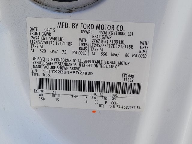 2015 Ford F-250 XL