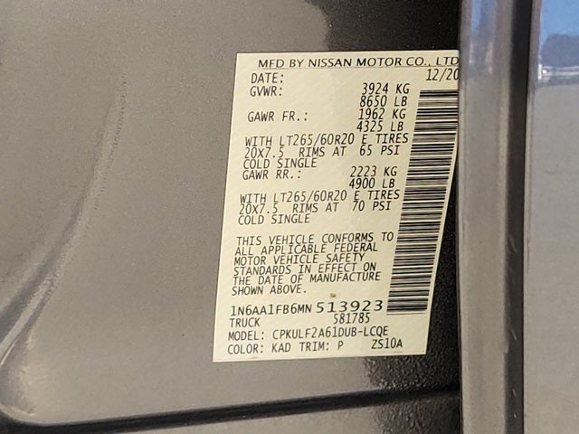 2021 Nissan Titan XD Platinum Reserve