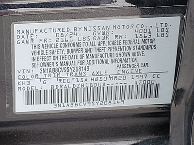 2025 Nissan Sentra SV