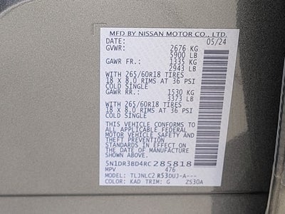 2024 Nissan Pathfinder Rock Creek