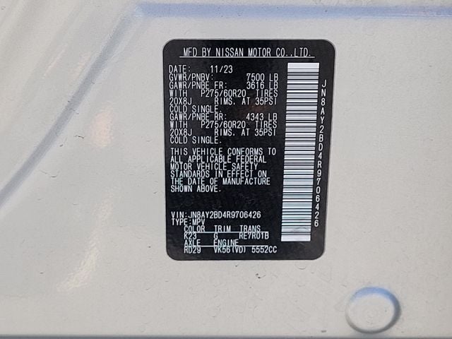 2024 Nissan Armada SL