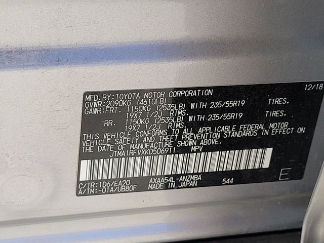 2019 Toyota RAV4 XLE Premium